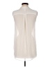 H&M 100% Polyester Ivory Sleeveless Blouse Size 6 - photo 2