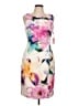 Calvin Klein Print White Cocktail Dress Size 10 - photo 1