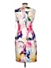 Calvin Klein Print White Cocktail Dress Size 10 - photo 2