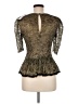 BCBGMAXAZRIA Green 3/4 Sleeve Top Size 6 - photo 2
