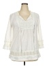 Daniel Rainn 100% Polyester Ivory 3/4 Sleeve Blouse Size XXL - photo 1