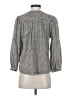 Closed 100% Cotton Polka Dots Gray Black 3/4 Sleeve Blouse Size XS - photo 2