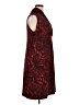 Perseption Paisley Red Cocktail Dress Size XL (estimated) - photo 4