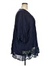 Unbranded 100% Polyester Blue 3/4 Sleeve Blouse Size 2X - photo 4