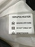 Unbranded 100% Polyester Ivory White Blazer Size L (estimated) - photo 6