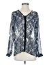 CAbi Blue Long Sleeve Blouse Size S - photo 1
