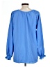 Jessica Simpson 100% Polyester Blue Long Sleeve Blouse Size L - photo 2