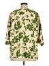 Umgee 100% Polyester Green 3/4 Sleeve Blouse Size XL - photo 2