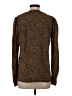 Hinge 100% Viscose Brown Long Sleeve Blouse Size S - photo 2