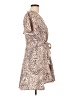 Unbranded Animal Print Tan Casual Dress Size L - photo 4