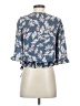 Sienna Sky 100% Polyester Blue 3/4 Sleeve Blouse Size XS - photo 2