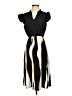 Shein Stripes Black Casual Dress Size 4 - photo 1