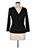 Ann Taylor Black 3/4 Sleeve Top Size M - photo 1