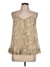 Princess Vera Wang 100% Polyester Tan Sleeveless Blouse Size L - photo 1