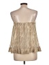 Princess Vera Wang 100% Polyester Tan Sleeveless Blouse Size L - photo 2
