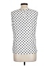 Ezra 100% Polyester White Sleeveless Blouse Size L - photo 2