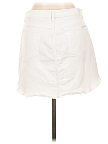 7 For All Mankind Denim Skirt (view 2)