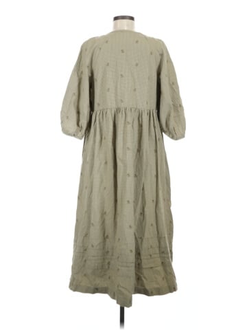 Madewell Marianna Puff-Sleeve Midi Dress in Welsh Blossoms (view 2)
