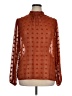 Shein 100% Polyester Brown Long Sleeve Blouse Size XL - photo 1
