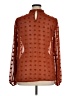 Shein 100% Polyester Brown Long Sleeve Blouse Size XL - photo 2