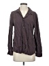 Lola River 100% Lyocell Brown Long Sleeve Button-Down Shirt Size S - photo 1