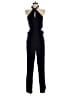Scotch & Soda Solid Floral Black Jumpsuit Size Sm (1) - photo 1