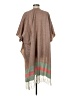 Just Jamie 100% Polyester Brown Poncho Size M - photo 2