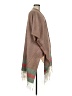 Just Jamie 100% Polyester Brown Poncho Size M - photo 4