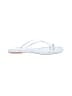 Jeffrey Campbell 100% Leather White Flip Flops Size 8 - photo 1