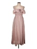 Hem & Thread 100% Polyester Pink Casual Dress Size L - photo 1