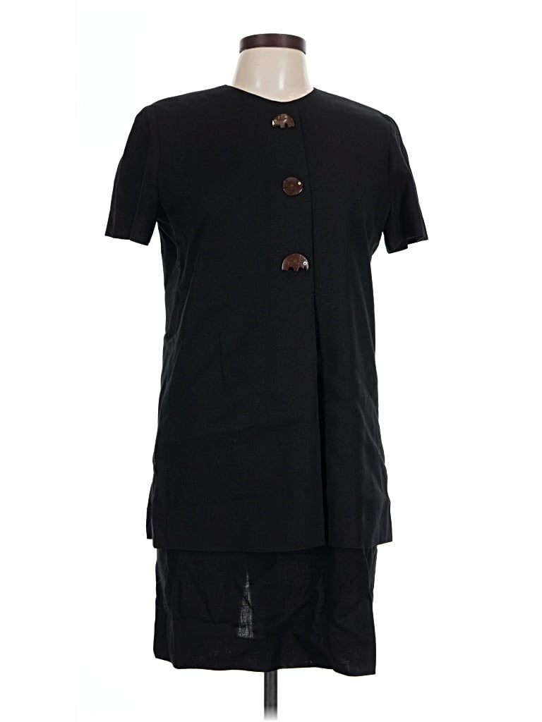 Pre-owned Evan Picone Casual Dress In Black