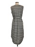 Shein Stripes Gray Casual Dress Size L - photo 2