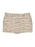 Ann Taylor LOFT Outlet Stripes Ivory Shorts Size 12 - photo 1
