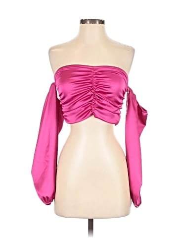 Blue Blush 3/4 Sleeve Blouse (view 1)