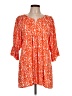 Escapada 100% Rayon Orange 3/4 Sleeve Blouse Size L - photo 1