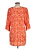 Escapada 100% Rayon Orange 3/4 Sleeve Blouse Size L - photo 2