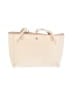Tory Burch Solid Ivory Leather Tote One size - photo 1