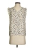 Shein 100% Polyester Ivory Sleeveless Blouse Size S - photo 1