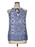 Artisan NY 100% Polyester Blue Sleeveless Blouse Size XL - photo 1