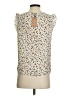 Shein 100% Polyester Ivory Sleeveless Blouse Size S - photo 2