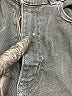 American Apparel Black Denim Shorts Size 28 waist - photo 3