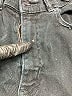 American Apparel Black Denim Shorts Size 28 waist - photo 4