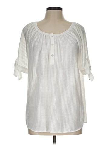 Notations 3/4 Sleeve Blouse (view 1)