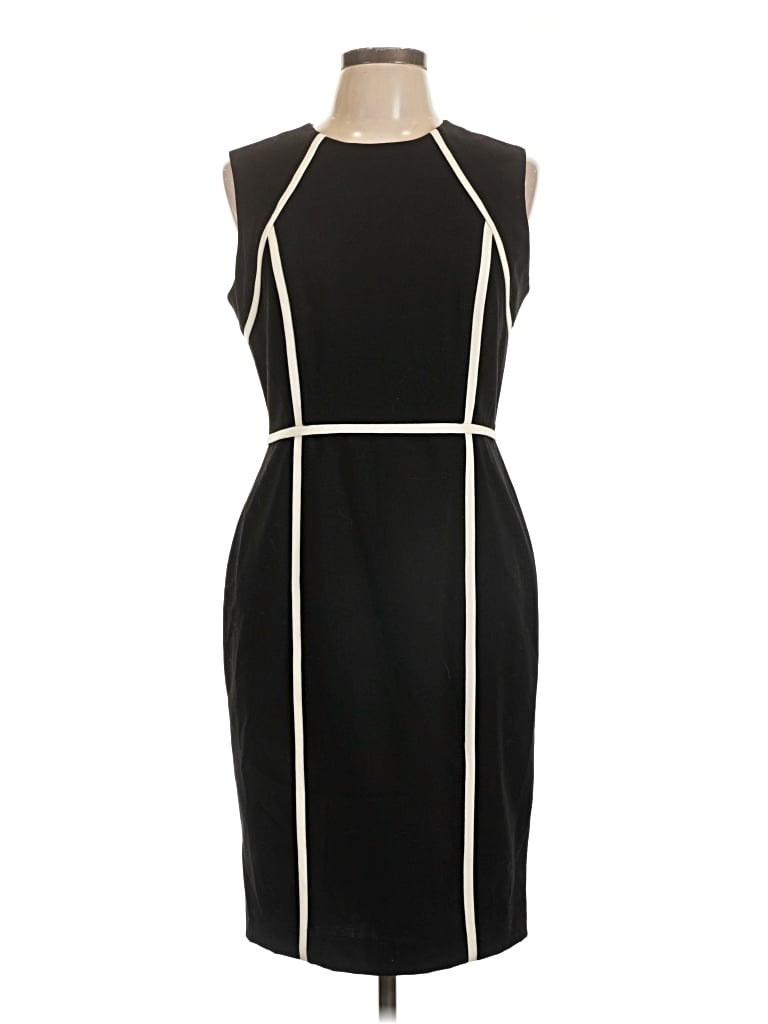Pre-owned Calvin Klein Cocktail Dress In Black