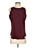 Ann Taylor 100% Polyester Burgundy Sleeveless Top Size XS - photo 1