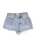 PacSun 100% Cotton Hearts Blue Denim Shorts Size 26 waist - photo 1