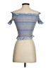 Japna 100% Cotton Blue Short Sleeve Top Size S - photo 2