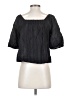 ABLE Black 3/4 Sleeve Blouse Size XS - photo 2