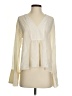 Theory 100% Silk Ivory Long Sleeve Silk Top Size P (petite) - photo 1