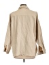 The Post 100% Cotton Solid Tan Long Sleeve Button-Down Shirt Size L - photo 2